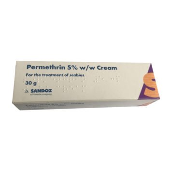 Permethrin 5% Cream Generic Lyclear tube used for treating scabies