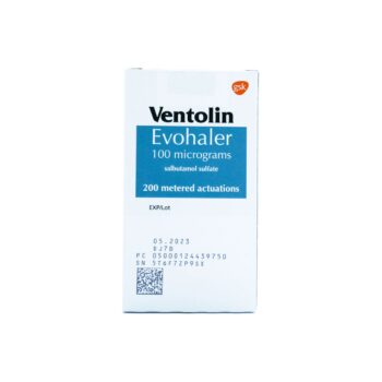 Ventolin Evohaler 100mcg inhaler for asthma relief