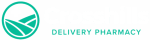 Crosshills Delivery Pharmacy Logo White